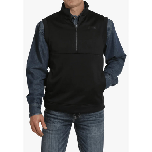 Fleece Vest Half Zip-Up – Comfortable & Customizable