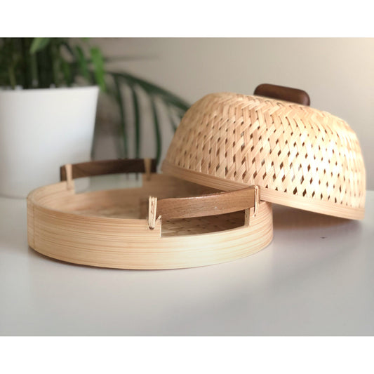 Rattan Food Delivery Tray – Elegant & Durable Serving Solution