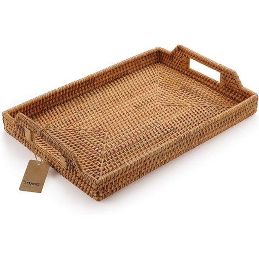 Rattan Food Delivery Tray – Stylish & Durable Serving Solution