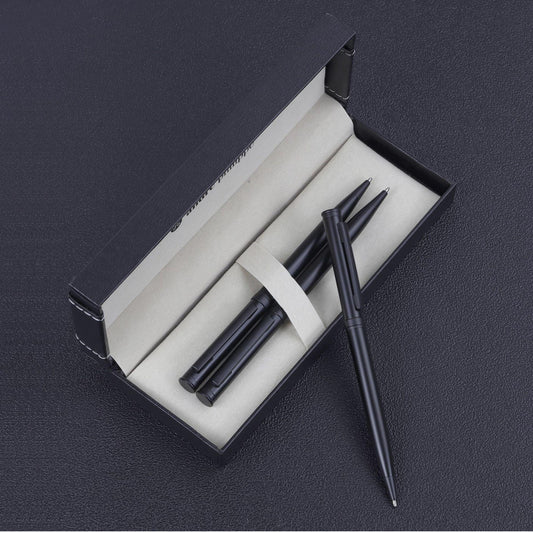 Deluxe 2-Piece and 3-Piece Metal Pen Gift Set with Black Box