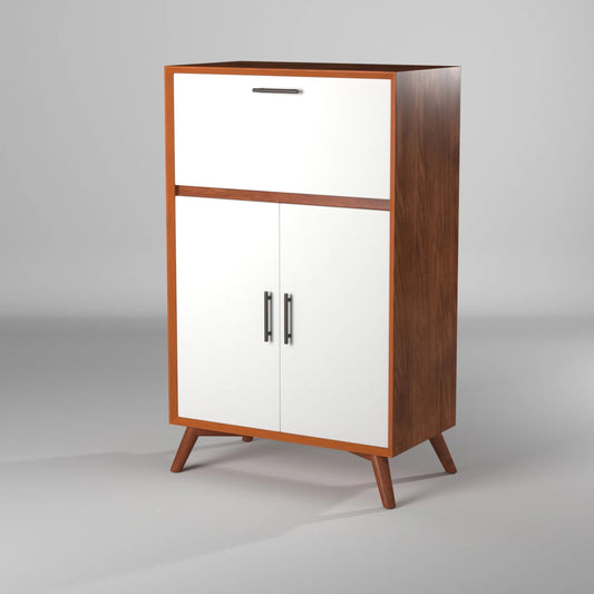 Slim Vertical Sideboard LS63M179 with Tall Storage Design