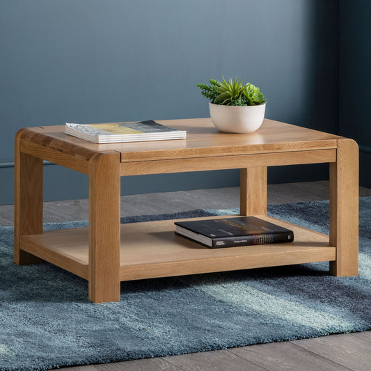 Modern Square Coffee Table Set 6LT015 with LT63302T-A & LT60302P-WM
