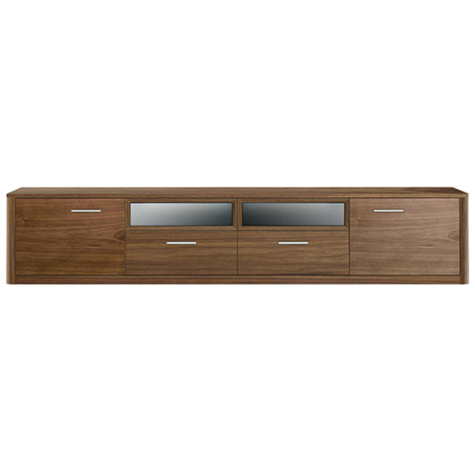 Contemporary TV Cabinet LS63353-CG with Extended Low Profile