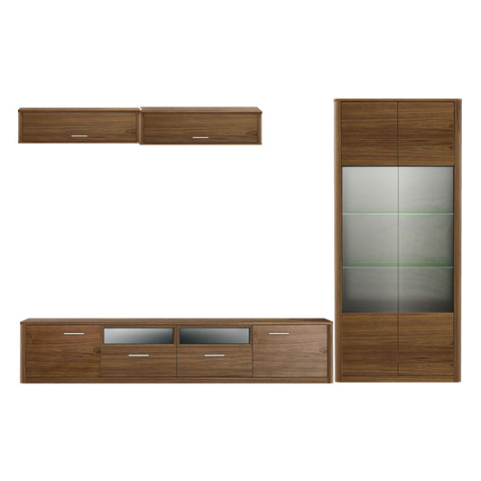 Contemporary Wall Cabinet Unit 6LU031 with LS63353-CG, DS63366-CG & L563130x2