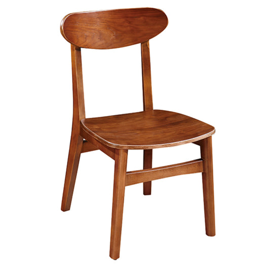 Upholstered Dining Chair with Curved Back – Model DC63730M