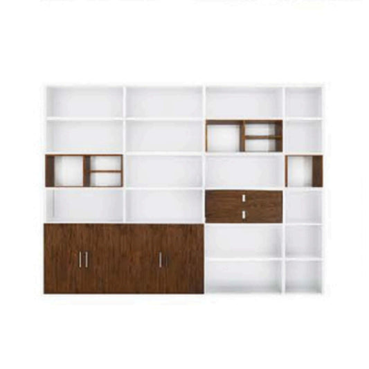 Large Modular Wall Bookcase – Custom Assembly Model