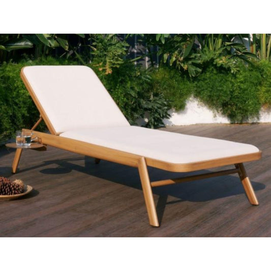 Sun Lounger BP-6297 with Fixed Cushion and HPL Tray