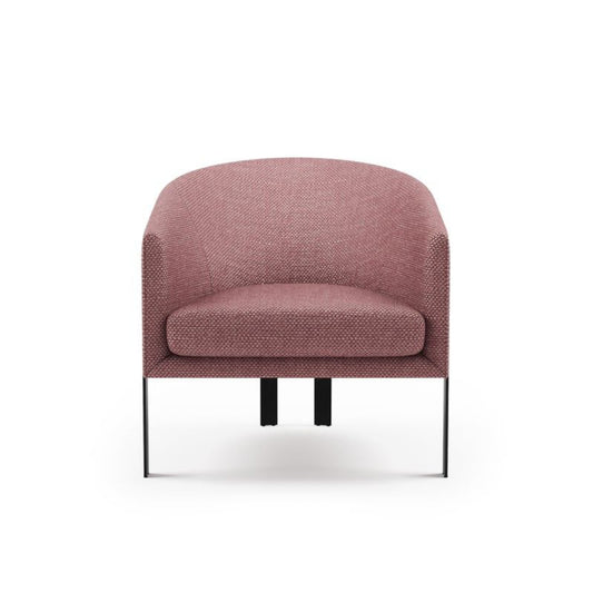 Modern Compact Single Sofa KW2128 for Lounge Areas
