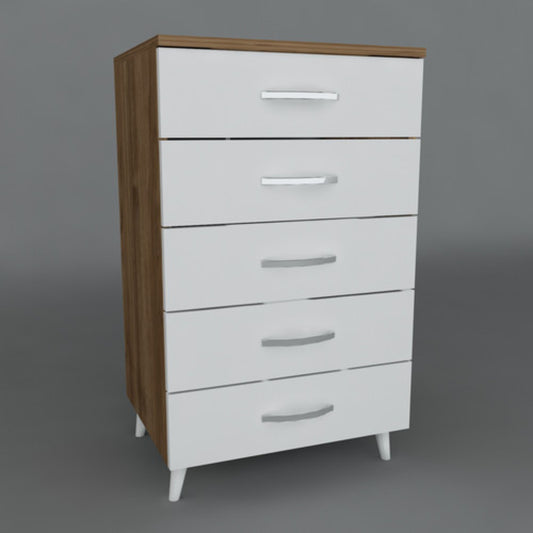 Tall Wooden High Chest BV46659-TA5177A with Sleek Storage