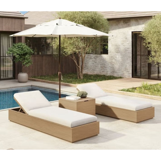 Modern Wooden Lounge Chair – Sturdy & Stylish