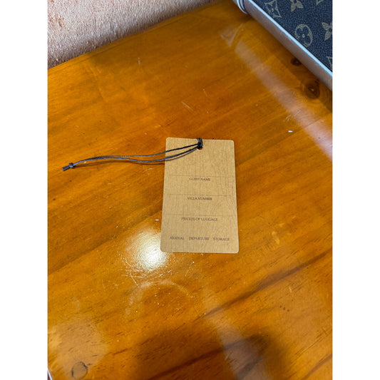 Kraft Paper Luggage Tag – Durable & Customizable