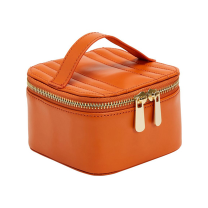 Elegant Leather Jewelry Bag for Secure Storage