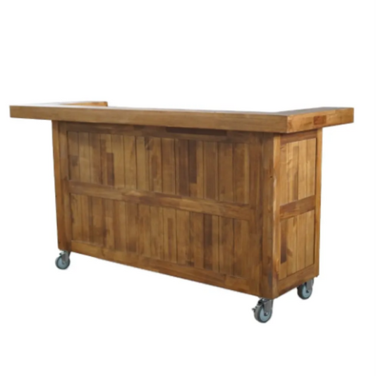 Movable Wooden Bar – 200 x 68 x 107 cm