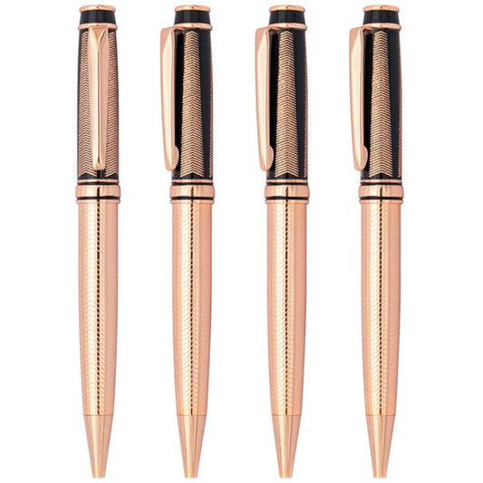 Luxury Rose Gold Metal Ballpoint Pen for Promotional Gift
