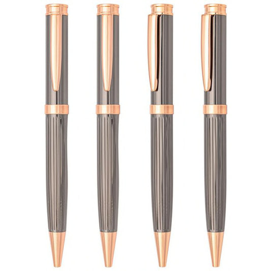Smooth Writing Luxury Gun Grey Metal Ballpoint Pen