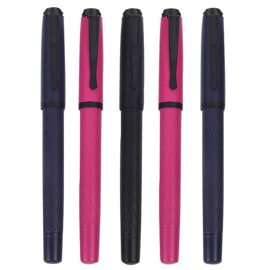 Unique Premium Matte Black and Navy Blue Metal Rollerball Pen