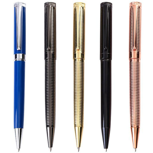 Elegant Black, Rose Gold, and Gold Metal Ballpoint Pen for Men