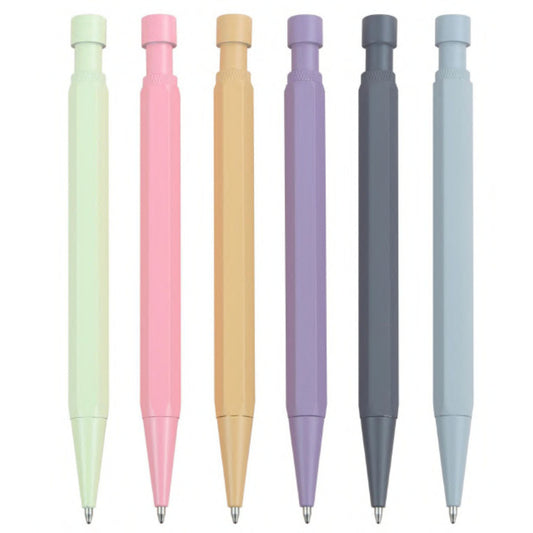 Custom Color Hexagon Metal Ballpoint Pen with Click Action