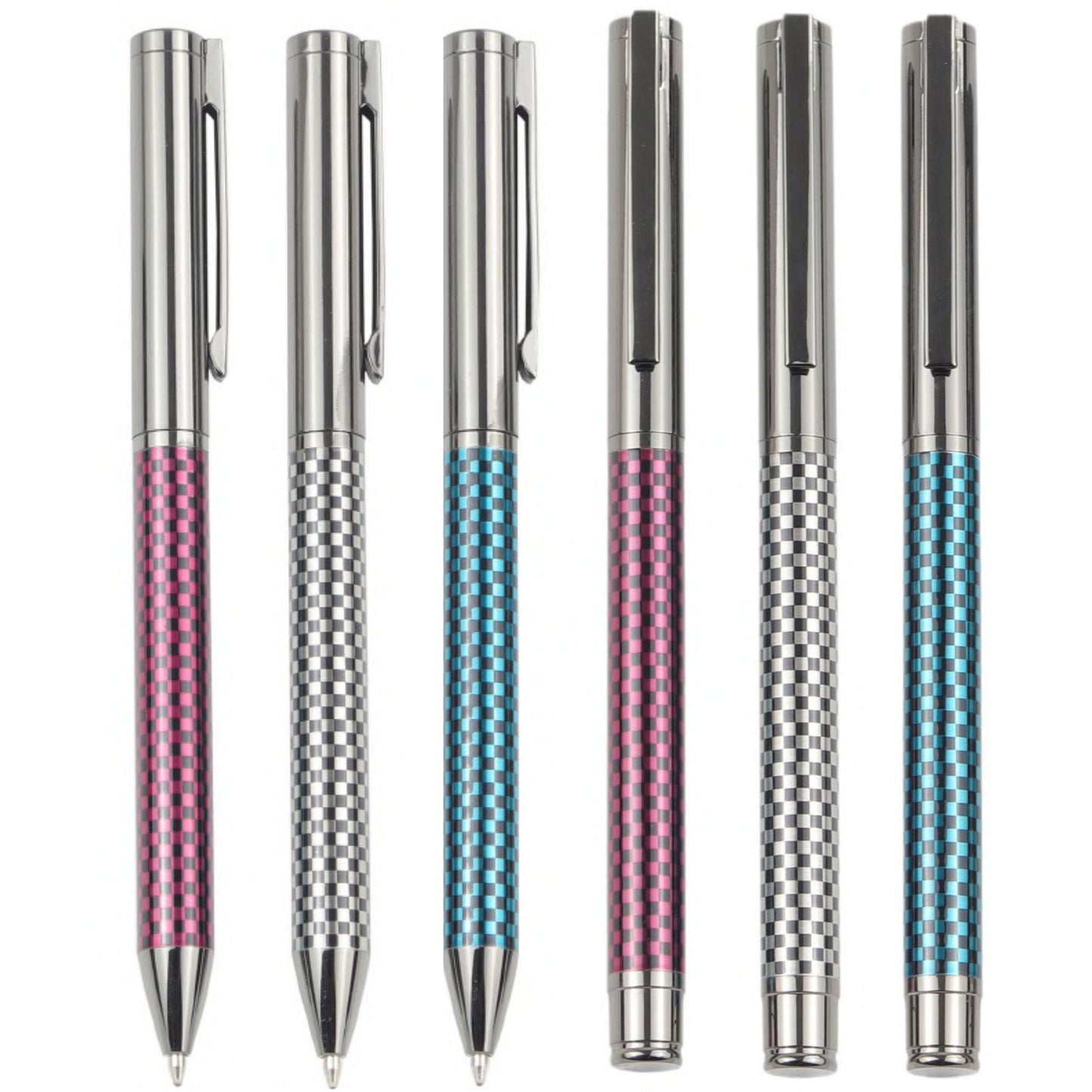 Carbon Fiber Look Metal Ballpoint Pen for Promotional Use