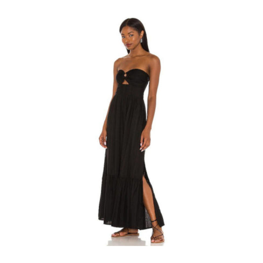 Melody Dress – Strapless Black Maxi Dress