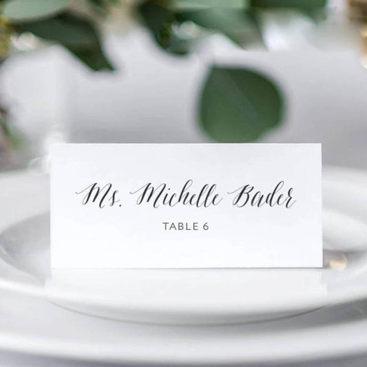 Elegant Table Place Cards for Events & Dining