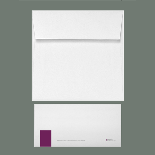 Personalized Hotel Envelopes – 120g Stone, Recycled & Regular Paper