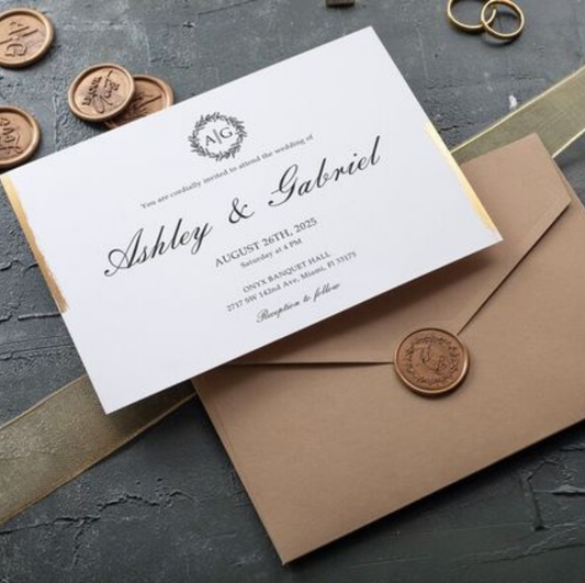 Luxurious Custom Wedding Invitations