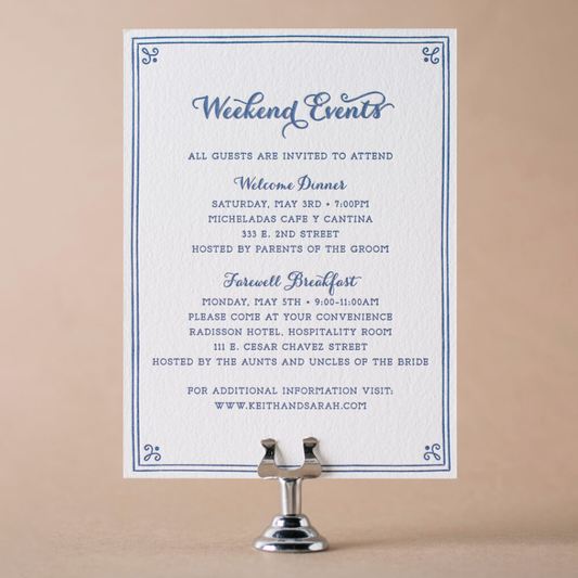 Elegant Event Invitations for Hotel-Hosted Occasions