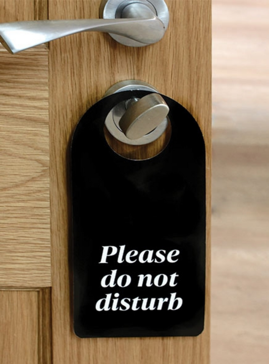 Do Not Disturb Sign – Card Stock