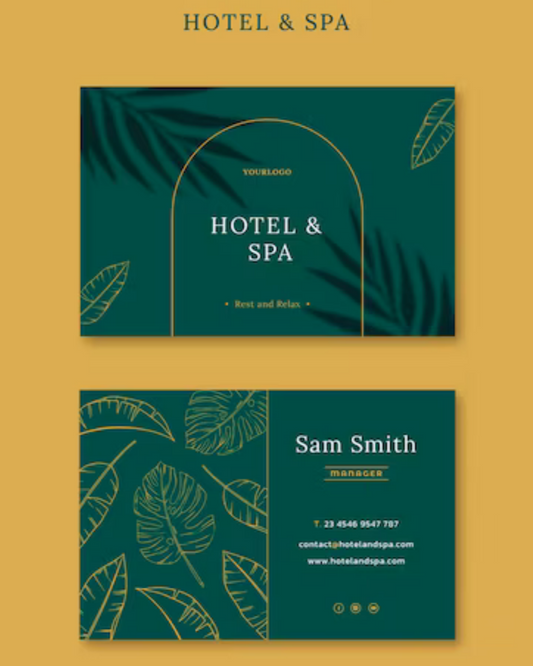 Custom Multi-Use Directional Cards for Guest Navigation