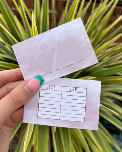 Elegant Reservation Confirmation Cards