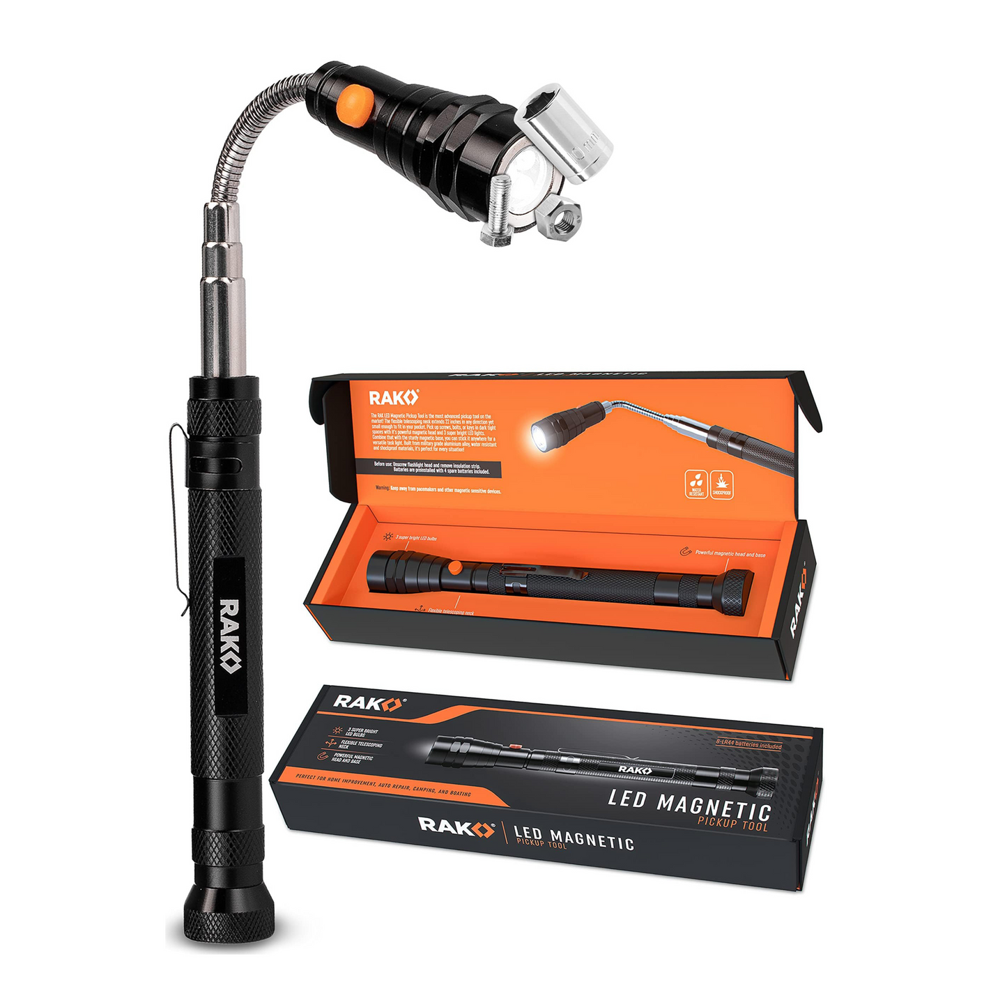 RAK Telescopic Magnet Flashlight – Extend Your Brand's Reach