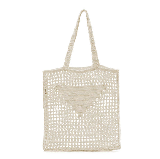 Raffia Effect Tote Bag – Stylish & Lightweight Crossbody