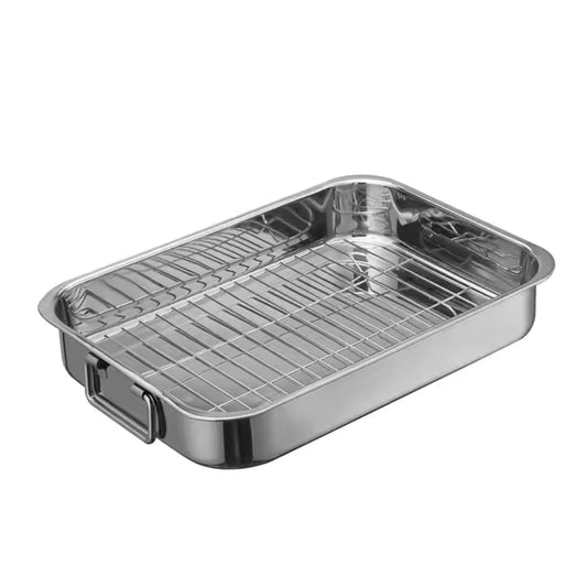 Stainless Steel Roasting Pan – Durable & Versatile Bakeware for Perfect Roasts