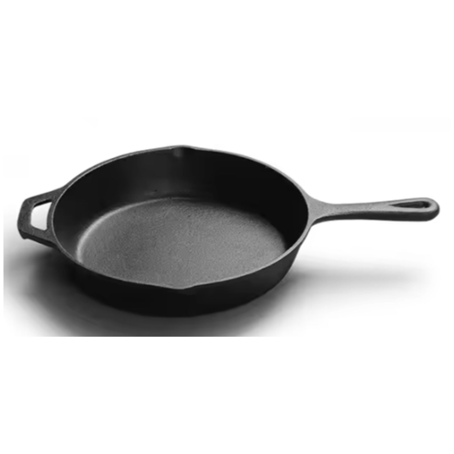 26cm Cast Iron Skillet – Pre-Seasoned Frying Pan for Gas & Induction Cooking