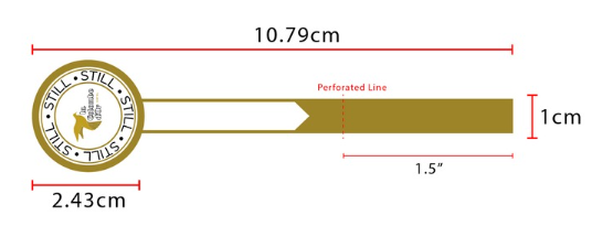 Sparkling & Still Tamperproof Security Stickers