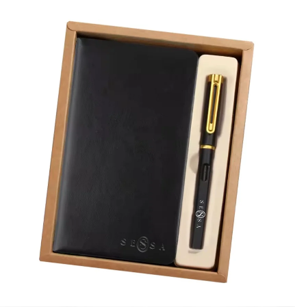 Luxury Notebook Gift Set with Box & Pen – Corporate Souvenir
