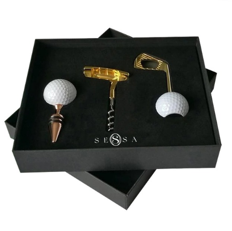 Golf-Themed Wine and Beer Opener Set