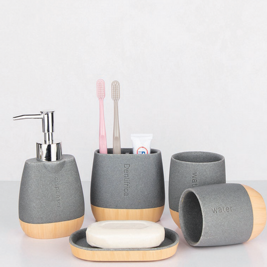 Countertop Toiletry Dispenser – Sleek & Functional Bathroom Organizer