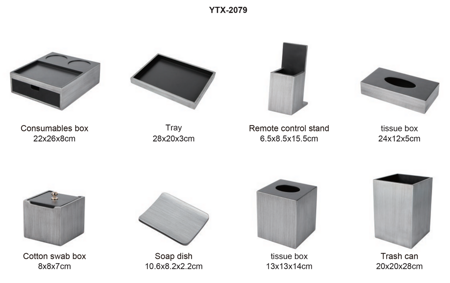 YTX-2079 Countertop Toiletry Dispenser – Modern & Space-Saving