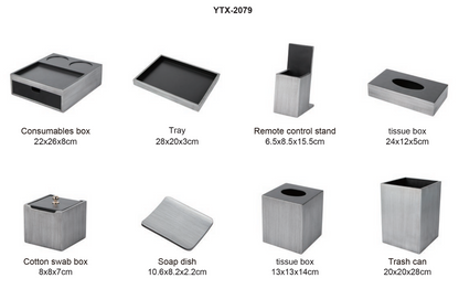 YTX-2079 Countertop Toiletry Dispenser – Modern & Space-Saving