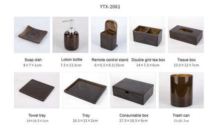 YTX-2061 Countertop Toiletry Dispenser – Modern & Space-Saving