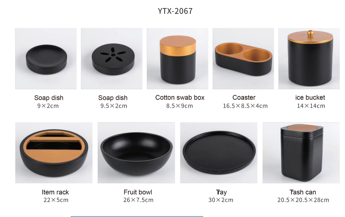 YTX-2067 Countertop Toiletry Dispenser – Modern & Functional