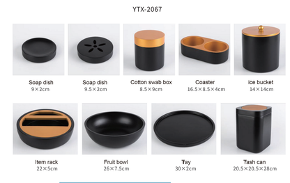 YTX-2067 Countertop Toiletry Dispenser – Modern & Functional