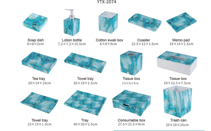 YTX-2074 Countertop Toiletry Dispenser – Sleek & Functional