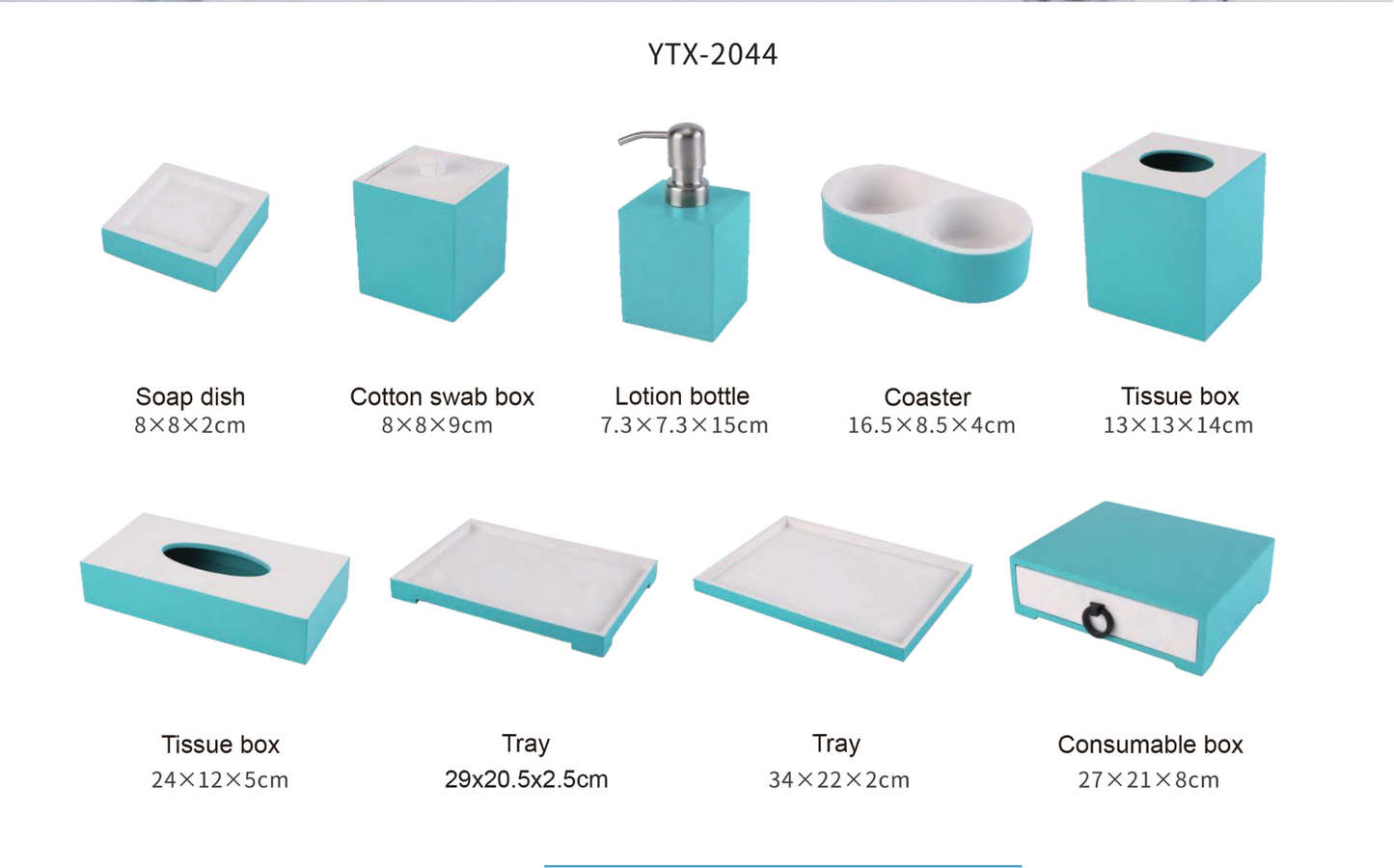YTX-2044 Countertop Toiletry Dispenser – Sleek & Functional