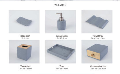 YTX-2051 Countertop Toiletry Dispenser – Sleek & Functional