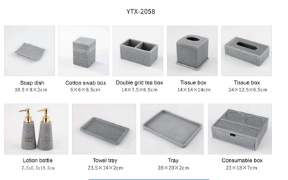 YTX-2058 Countertop Toiletry Dispenser – Modern & Functional