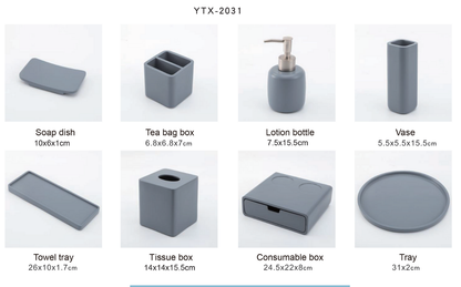 YTX-2031 Countertop Toiletry Dispenser – Modern & Versatile