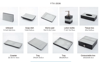 YTX-2036 Countertop Toiletry Dispenser – Sleek & Functional Design